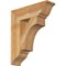 Ekena Millwork Westlake Traditional Rough Sawn Bracket, Western Red Cedar, 6"W x 22"D x 26"H BKT06X22X26WTL01RWR - alternate 1